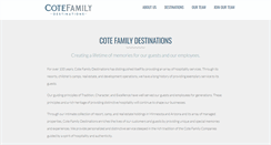 Desktop Screenshot of cotefamily.com